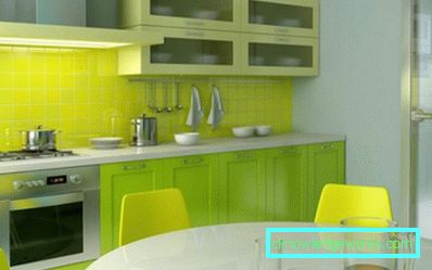 370-Lime Color Kitchen - 95 Photo Options
