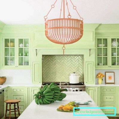 369-Kitchen pistachio color - 45 photos