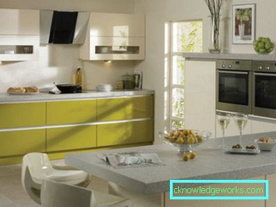 369-Kitchen pistachio color - 45 photos