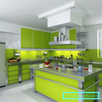 369-Kitchen pistachio color - 45 photos