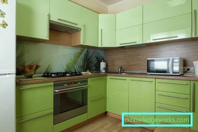 369-Kitchen pistachio color - 45 photos