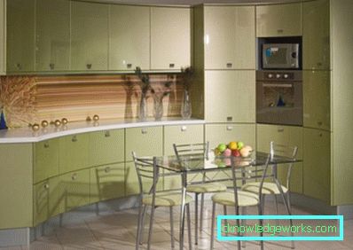 369-Kitchen pistachio color - 45 photos