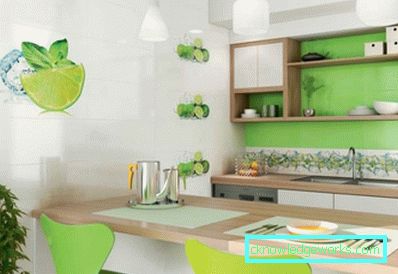 306-Kitchen in lemon color - 75 photos