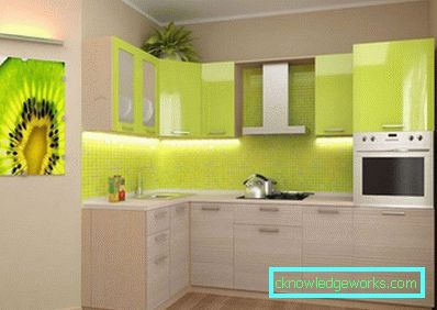 306-Kitchen in lemon color - 75 photos