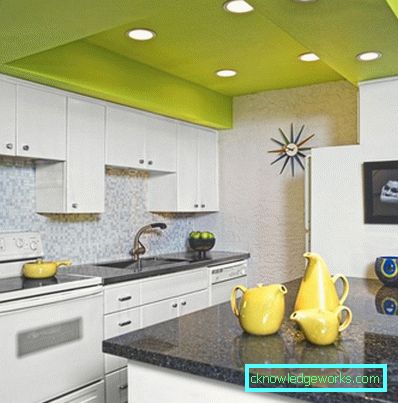 306-Kitchen in lemon color - 75 photos