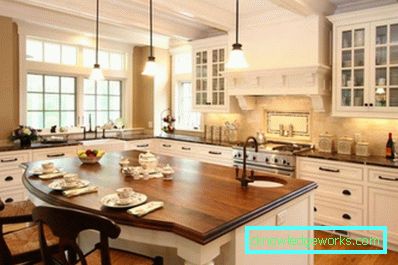 312-Country style kitchen - 105 photos