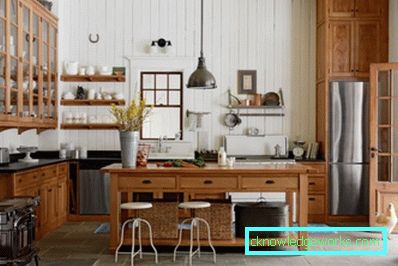 312-Country style kitchen - 105 photos