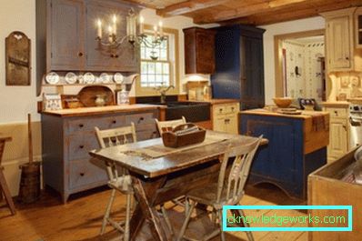 312-Country style kitchen - 105 photos