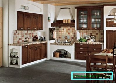 312-Country style kitchen - 105 photos