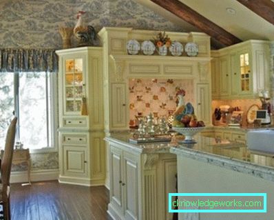 312-Country style kitchen - 105 photos