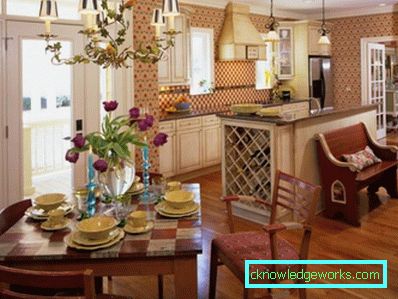 312-Country style kitchen - 105 photos