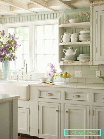 312-Country style kitchen - 105 photos