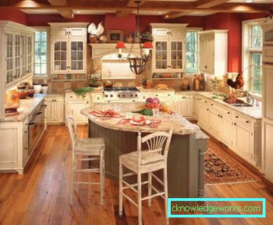 312-Country style kitchen - 105 photos