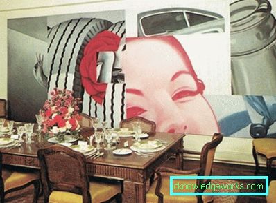 313-Kitchen in the style of pop art - 105 photos