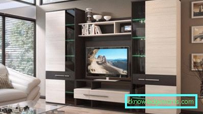 Modular living room furniture in modern style - design photos