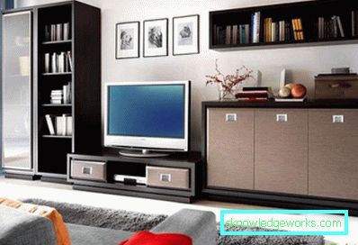 Modular living room furniture in modern style - design photos