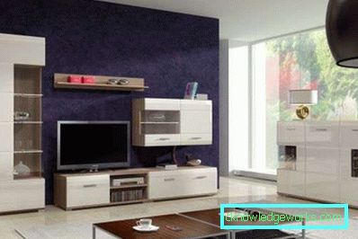 Modular living room furniture in modern style - design photos