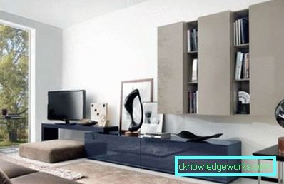 Modular living room furniture in modern style - design photos