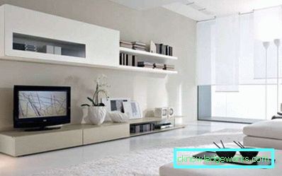 Modular living room furniture in modern style - design photos