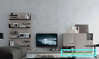 Modular living room furniture in modern style - design photos