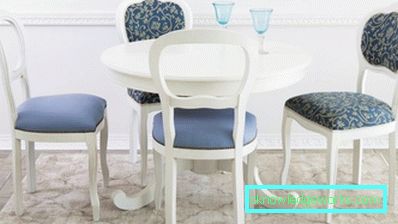 Soft chairs for the kitchen