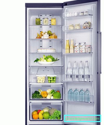 Single chamber refrigerator without freezer