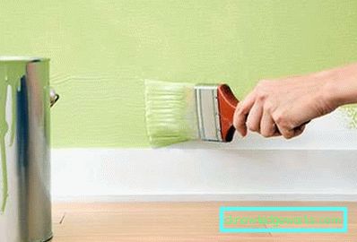 Painting the walls in the bathroom instead of tile