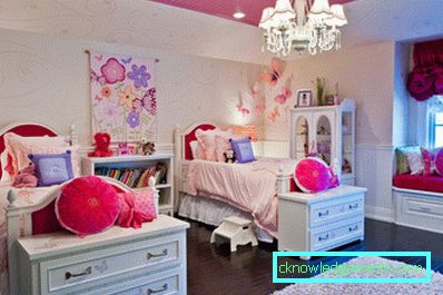 Bedroom for two girls (53 photos)