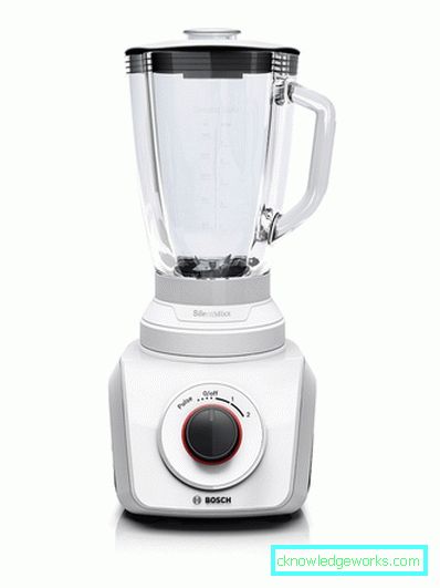 Stationary blender with a bowl of various materials Stationary blender with a bowl of various materials