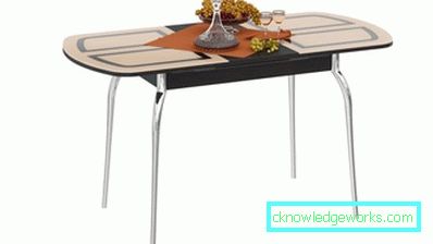 Glass sliding kitchen table Glass sliding kitchen table