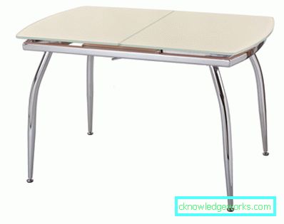 Glass sliding kitchen table Glass sliding kitchen table