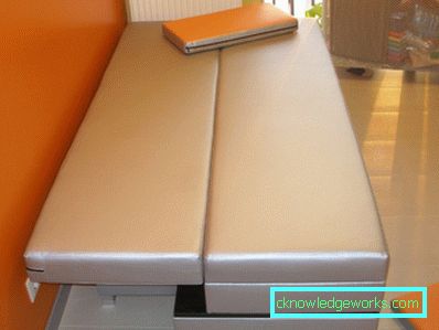 Corner sofa in the kitchen