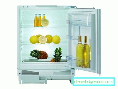 Built-in fridge without freezer