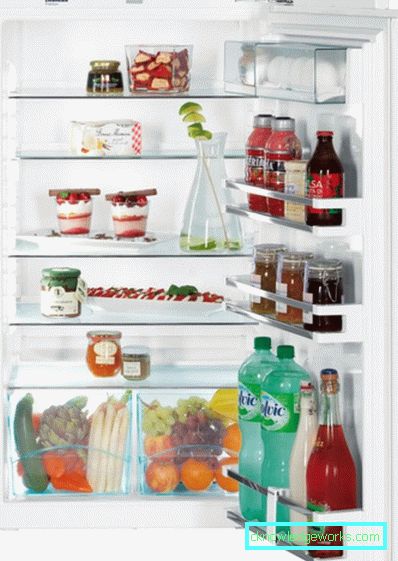 Built-in fridge without freezer