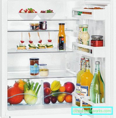 Built-in fridge without freezer