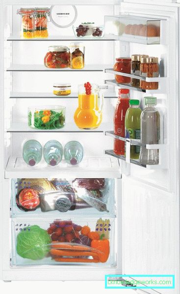 Built-in fridge without freezer