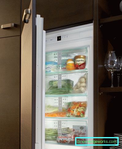 Built-in fridge without freezer