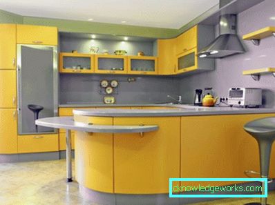 165-yellow kitchen - the color of heat