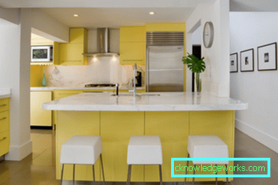 165-yellow kitchen - the color of heat