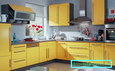 165-yellow kitchen - the color of heat