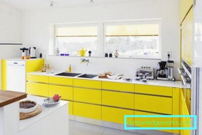 165-yellow kitchen - the color of heat