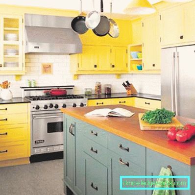 165-yellow kitchen - the color of heat