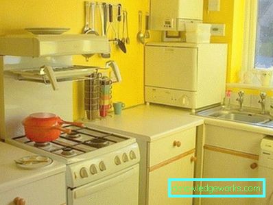 165-yellow kitchen - the color of heat