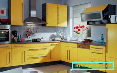 165-yellow kitchen - the color of heat