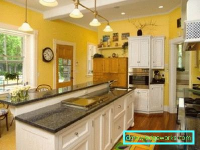 165-yellow kitchen - the color of heat