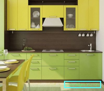 165-yellow kitchen - the color of heat